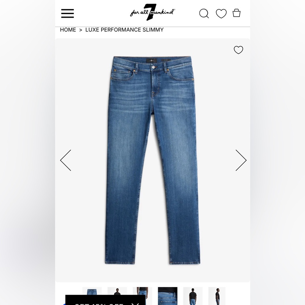 7 For All Mankind Slimmy Jeans